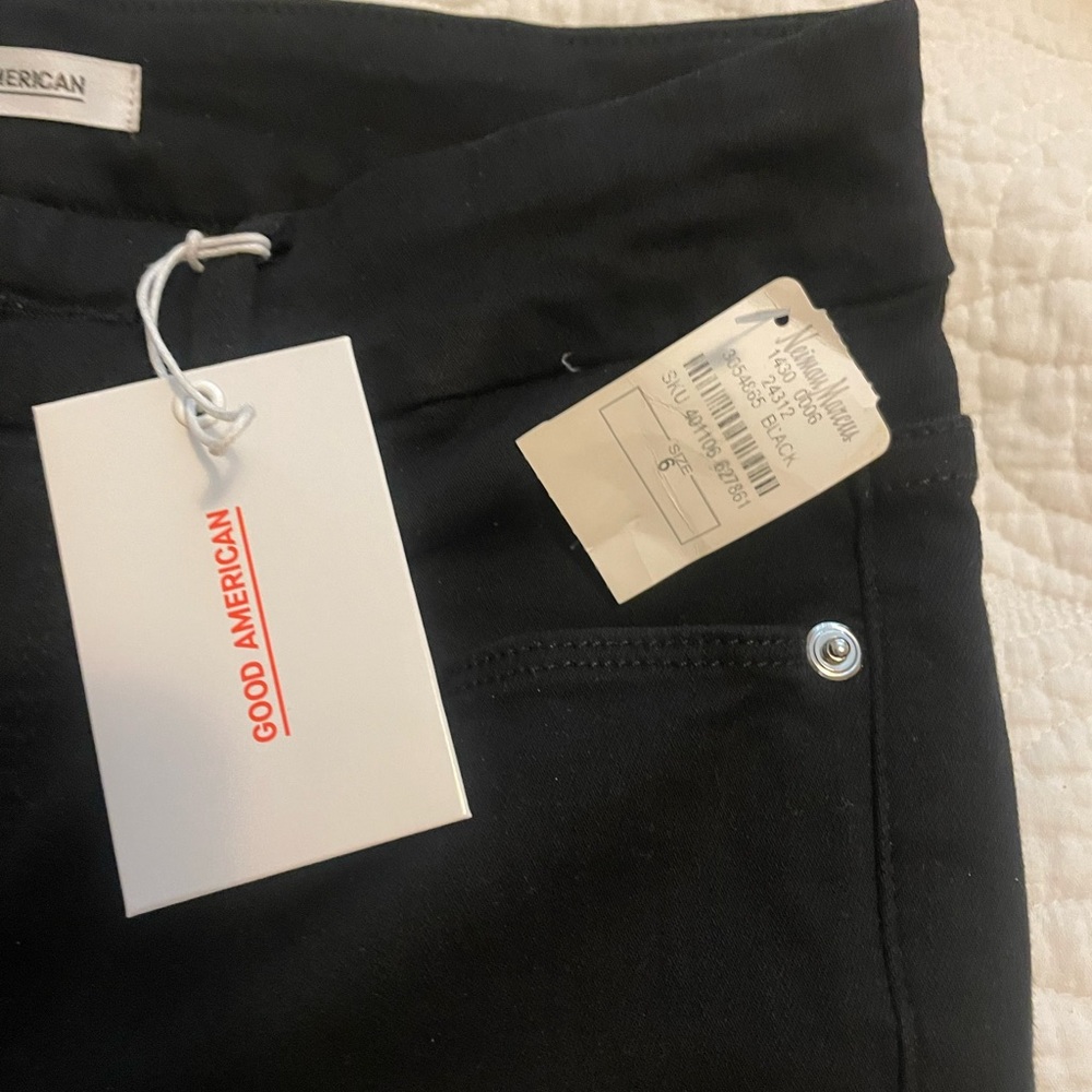 Good American black jeans.